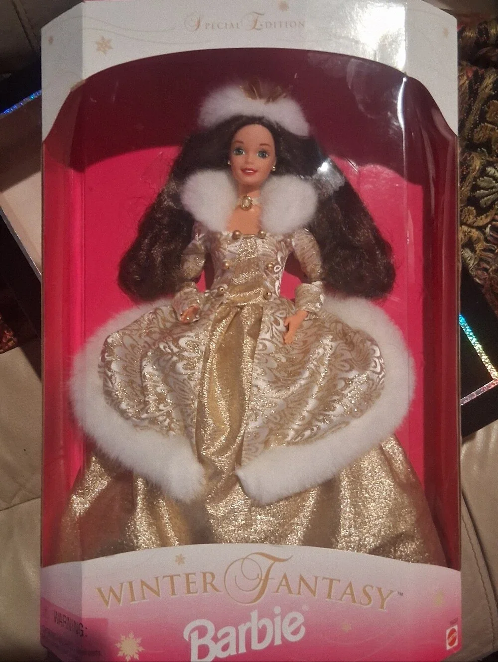 Barbie Holiday Collector Doll in Red Sparkle Gown - Barbie